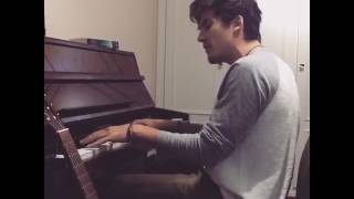 Dvicio  Enamórate Andrés playing piano and guitar [upl. by Bergess]