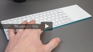 rapoo E6700 Bluetooth Tastatur Unboxing [upl. by Neyuq]