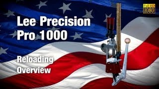 Reloading 9mm on a Lee Precision Pro 1000 Press [upl. by Kirat]