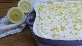 Tiramisù al limone senza uova facile e veloce da preparare [upl. by Anauj392]