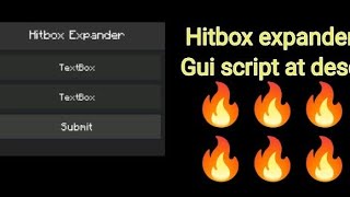 HITBOX EXPANDER GUI SCRIPT  🔥🔥🔥  MADE BY REXploit [upl. by Sherr]