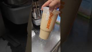 Dunkin Donuts New Iced Dunkalatte DunkinDonuts icecoffee6252 alidunkinart icedlatte [upl. by Nenad]