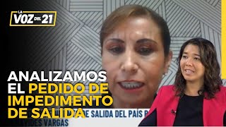 Romy Chang SOBRE PEDIDO DE IMPEDIMENTO DE SALIDA DEL PAÍS A PATRICIA BENAVIDES quotEs muy probablequot [upl. by Kari590]