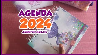 FAÇA AGENDA 2024 DO ZERO E VENDA MUITO  ARQUIVO GRATIS PARA BAIXAR  JUUH DOS SANTOS [upl. by Nilyaj]