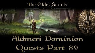 ESO  Aldmeri Dominion Quests  Part 89  Greenshade Part 4  Audience with the Wilderking [upl. by Ayoral]