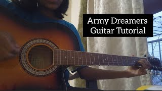 Kate Bush Army Dreamers Guitar TUTORIAL [upl. by Tlaw46]