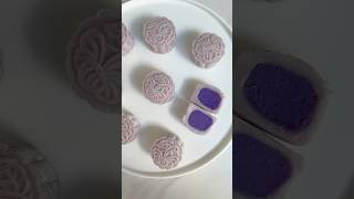 Purple Sweet Potato amp Coconut Snowskin Mooncakes🍠🥥🥮 shorts [upl. by Tlaw420]