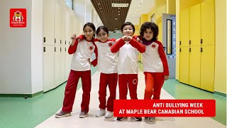 Maple Bear Canadian School hosted an Antibullying Week 2024 [upl. by Ribak]