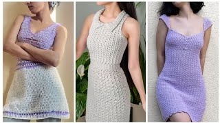 Impresionante y maravilloso diseño de vestidos de madre de la novia tejidos a crochet ❤️ [upl. by Garvy]