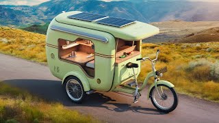 quot2025 Electric Camper Tricycle Review Freedom on Three Wheelsquot [upl. by Arleyne611]