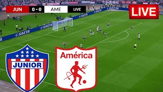 🔴EN VIVO Junior FC vs América de Cali  Colombia  Primera A 2425  Partido en Vivo Hoy [upl. by Burnight]