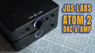 Affordable Powerhouse JDS Labs ATOM 2 DAC amp Headphone Amp Reviewed [upl. by James]