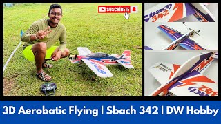 😎😎3D Aerobatic Flying in Sri Lanka  How to Fly 3D Aerobatic  RC Plane Flying  Sbach 342 [upl. by Egwin]