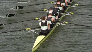 Caius M1 Division 1 Saturday Cambridge May Bumps 2023 slow motion overhead view [upl. by Foushee]