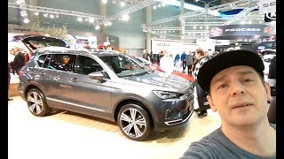 Seat Tarraco Excellence SUV family van car VW TIguan brother walkaround and interior K0974 [upl. by Barton691]