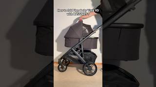 Uppababy Vista V3 Folding with the Bassinet [upl. by Noemys544]