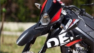 Derbi Senda DRD 125 SM Testride [upl. by Minabe]