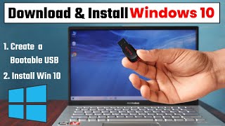 How to Install Windows 10 from USB ⚡ Windows 10 Installation Step by Step 2024 [upl. by Nalor985]