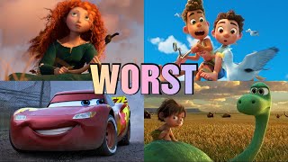 Top 5 Worst Pixar Movies [upl. by Babb]