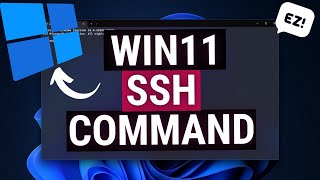 Installing SSH Client on Windows 11 and using the Command Prompt  Terminal [upl. by Bel]