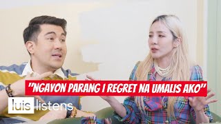 LUIS LISTENS TO SANDARA PARK Ngayon parang I regret na umalis ako  Luis Manzano [upl. by Ahsien349]