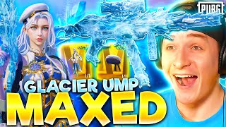 MAXED GLACIER UMP45 amp ULTIMATE OPENING PUBG MOBILE [upl. by Anaytat583]