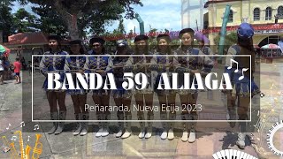 BAND 59  Peñaranda Town Fiesta 2023  Band Parade and majorette exhibition [upl. by Notsnarc812]