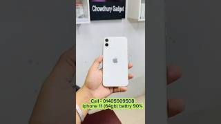 iPhone 11 64gb battry hlt 90 only mobile call  01405909508 foryou vairal2024 [upl. by Candless409]