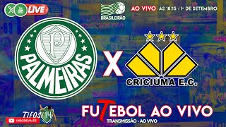 Palmeiras x Criciuma • 🔴AO VIVO🔴 • Transmissão direta do Allianz Parque [upl. by Mirielle]