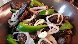 Ethiopian Food how to make derek tibs [upl. by Mylor]