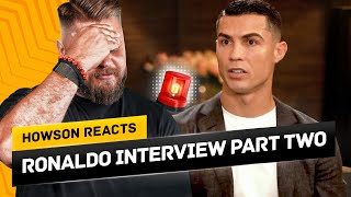 United Fans Love Me Ronaldo Interview Part Two Howson Reacts [upl. by Urbain]