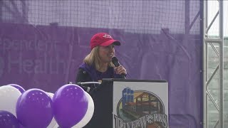 The Pancan Purple Stride Walk at Buffalo RiverWorks [upl. by Hett]