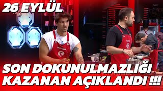 MasterChef Dokunulmazlık Oyunu Kim Kazandı  26 Eylül 2024 [upl. by Eenattirb]