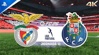 SL Benfica  FC Porto  CLÁSSICO LIGA PORTUGAL 2425  PS5 4K [upl. by Aryas487]