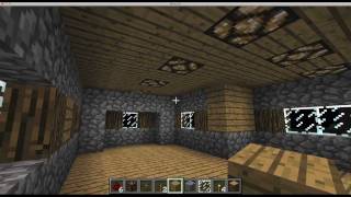 MineCraft 12 RedStone Lamp House Lighting [upl. by Keese]