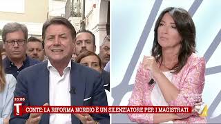 Giuseppe Conte in collegamento con Tagadà  362024 [upl. by Kellen]