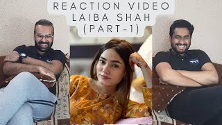 Laiba Shah Part1 TikTok  Reels  A Tiny Atom 🐣  llaibybaby  Reaction Video [upl. by Oesile390]