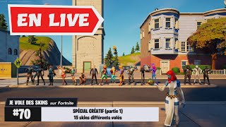 JE VOLE DES SKINS 70 spécial créatif partie 1 [upl. by Eilloh]