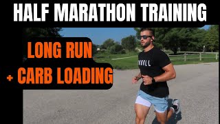 Half Marathon Training Long Run  How I Carb Up [upl. by Nahoj260]