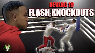 Adding FLASH KNOCKOUTS In Patch 03 Bloody Knuckles Street Boxing Devlog 19 [upl. by Leisam]