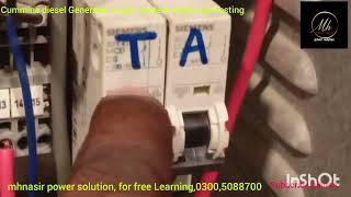 Cummins diesel Generator s sync system check and testing [upl. by Anade]