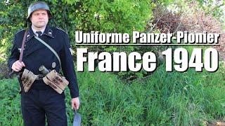 🧥 PanzerPionier  France 1940  Présentation duniforme Panzer WW2 [upl. by Tonya]