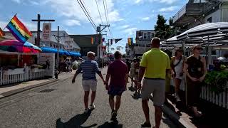 Saturday afternoon walk on Commercial Street in Provincetown [upl. by Nylirad]