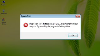 How to Fix XINPUT13dll Missing Error [upl. by Hinson]