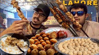 BEST BBQ IN LAHORE HEERA CHARGHA amp MOST FAMOUS FIQAY KI LASSI PAKISTANI STREET FOOD TOUR IN LAHORE [upl. by Alaaj382]