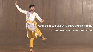 kathak presentation by Shubham pal Singh Rathore for BA semester 4 under guru Prerana Shrimali Ji [upl. by Reger]