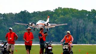 Epic landings at Oshkosh Airventure 2024 [upl. by Adnahcal488]