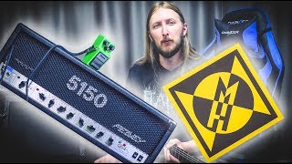 MACHINE HEAD GUITAR TONE amp GEAR  Peavey 5150 and EMG81 [upl. by Werdn580]