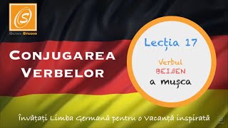 Lecția 17  Conjugarea Verbului BEIẞEN  a muşca  cu Traducere  Lecții de Conjugare în Germană [upl. by Silra499]