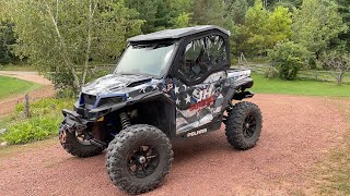 Polaris General XP gets a force turbo setup Install and couple races after [upl. by Eilsew]